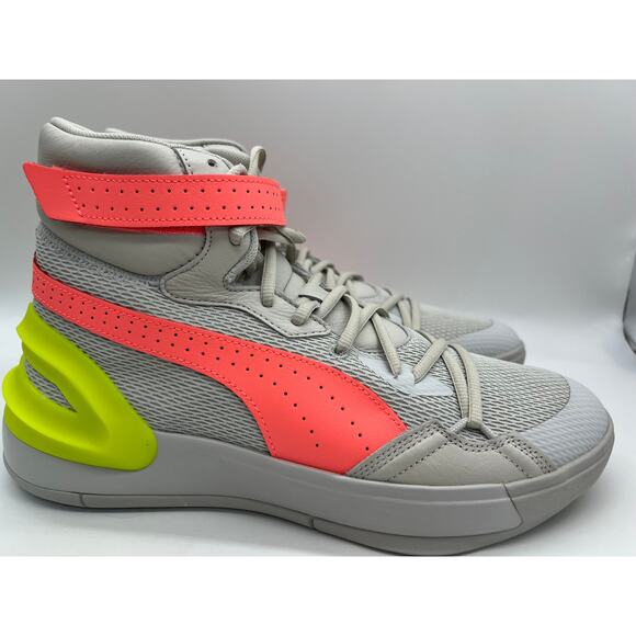 Puma Men's Basketball Hoops Sky Modern OSG Glacier/Grey 194131-01 Size 10 - Picture 1 of 12